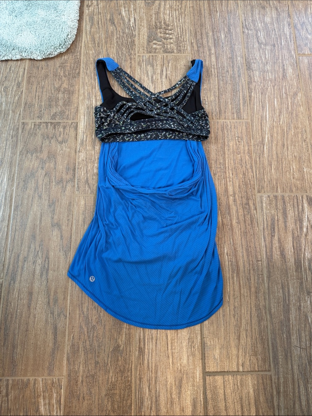 lululemon athletica Royal Blue Athletic Tank Top with Logo